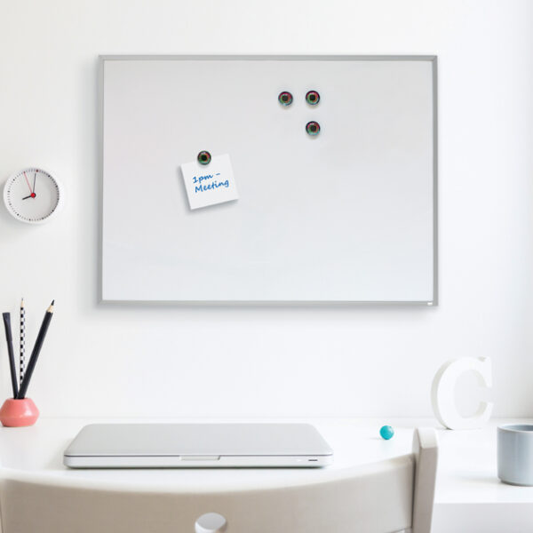 nobo whiteboard met aluminium rand, (B)585 x (H)430 mm