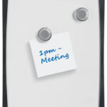 nobo whiteboard met gebogen rand, (B)215 x (H)280 mm