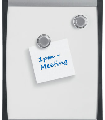 nobo whiteboard met gebogen rand, (B)215 x (H)280 mm