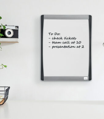 nobo whiteboard met gebogen rand, (B)215 x (H)280 mm