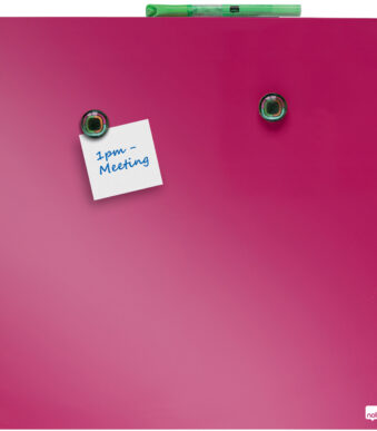 nobo whiteboard, vierkant, (B)360 x (H)360 mm, roze