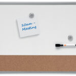 nobo combibord met gebogen rand, (B)585 x (H)430 mm