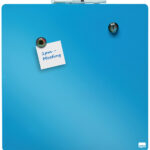 nobo whiteboard, vierkant, (B)360 x (H)360 mm, blauw