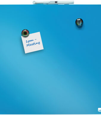 nobo whiteboard, vierkant, (B)360 x (H)360 mm, blauw