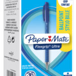 Paper:Mate drukbalpen FlexGrip Ultra, 1,0 mm, blauw