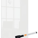 nobo glas-memobord, (B)300 x (H)600 mm, wit