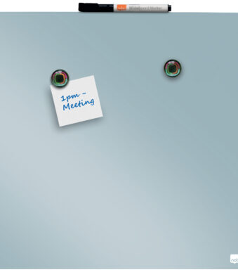 nobo whiteboard, vierkant, (B)360 x (H)360 mm, grijs
