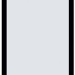 nobo zelfklevend magnetisch kader, DIN A4, zwart