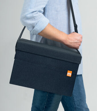 nobo Whiteboard accessoiretas, met inhoud, antraciet