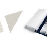 DURABLE Zelfklevende driehoekige insteekhoes CORNERFIX, 175 x 175 mm