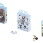 WEDO punaises, messing, diameter: 10 mm