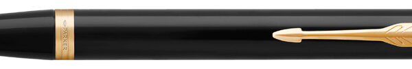 PARKER drukbalpen IM Black Lacquer G.C., M, blauw