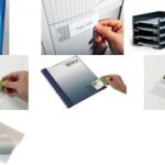 DURABLE Insteekhoes, zelfklevend POCKETFIX, 105 x 65 mm