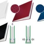 LEITZ boekbindmap impressBind, A4, 24,5 mm, blauw, hard cover