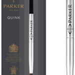 PARKER rollerballvulling QUINK, 0,5 mm, zwart, blister
