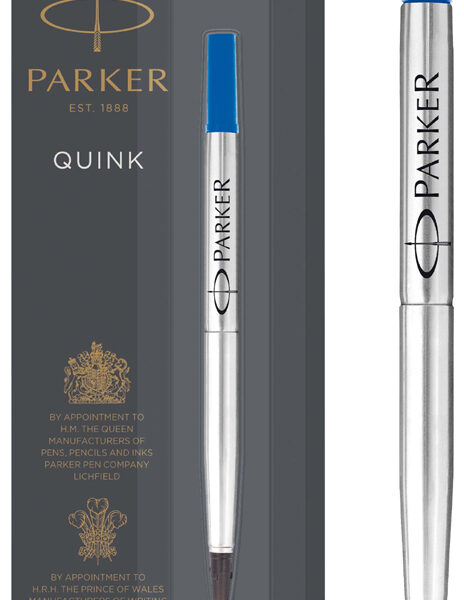 PARKER rollerballvulling QUINK, 0,5 mm, blauw, blister