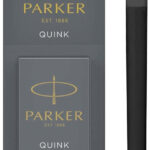 PARKER hoogvolume inktpatroon QUINK, blister, zwart