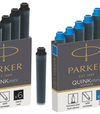 PARKER inktpatronen QUINKmini, zwart, permanent
