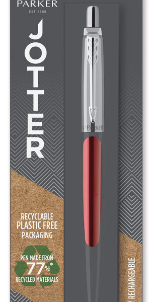 PARKER drukbalpen JOTTER Kensington Red C.C.