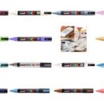 POSCA Pigmentmarker / Verfstiften / Acrylmarker PC-5M, oker