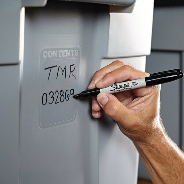 Sharpie permanentmarker FINE, zwart, 12 stuks op blisterkaart