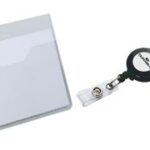 DURABLE Naambadge mapje transparant 60x90mm, 20 st.