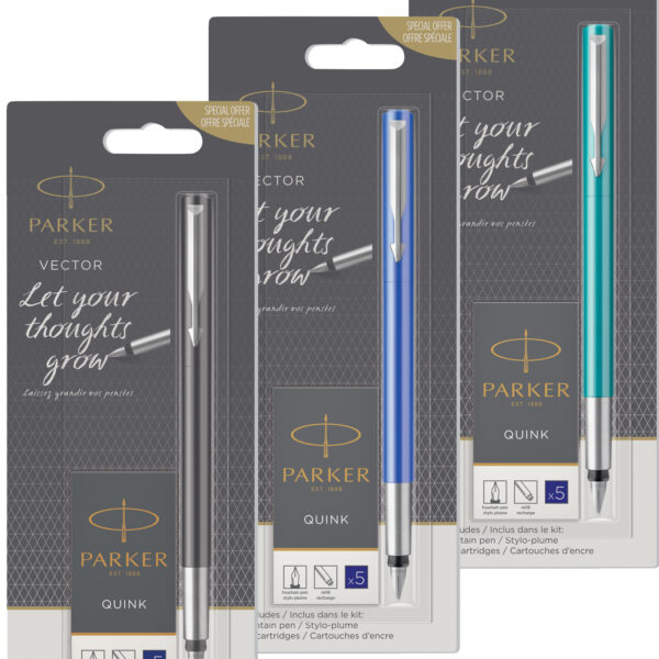 PARKER vulpen VECTOR, penbreedte: M, kleuren assorti