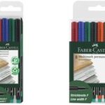 FABER-CASTELL permanent-marker MULTIMARK S, 4 in etui