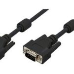 LogiLink VGA monitorkabel, stekker - stekker, zwart, 15 m