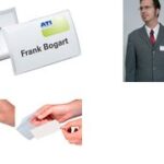 Durable Badge Combiklem 8211 wit 40x75mm, 25 st.