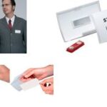 Durable Badge Vlak met magneet Click Fold 8212 40x75mm, 10 st.