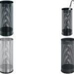 DURABLE metalen paraplustandaard, rond, metallic zilver