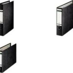 LEITZ/ESSELTE Ordner 2-Rings 1076 77mm A5 dwars zwart gewolkt