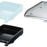 LEITZ brievenbakje, Elegant, DIN A4, polystyrol, zwart