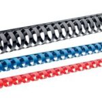 LEITZ plastic bindrug, A4, 21-rings, 6 mm, zwart