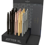 PARKER drukbalpen JOTTER XL Monochroom, M, blauw, 20 stuks in display