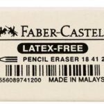 FABER-CASTELL rubber-vlakgum 7041-40, wit