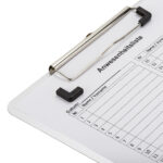 Läufer klembord, van aluminium, DIN A4, platte klem