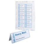 DURABLE Tafelnaambordje insteekkaart A4 2x150mm, 20 st.