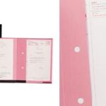 emey handtekenmap/vloeiboek ´Double-clip´, 20 vakken, zwart