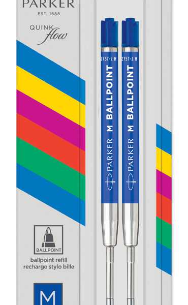 PARKER hoogvolume balpenvulling QUNIKflow BASIC, M, blauw
