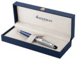 WATERMAN draaibalpen Expert Deluxe, metallic - blauw C.C