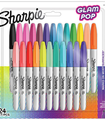 Sharpie permanent-marker FINE 'Glam Pop', 24 stuks blister