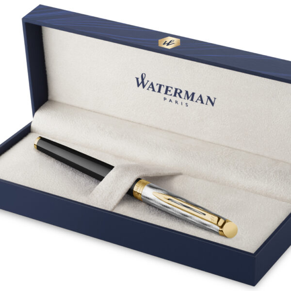 WATERMAN rollerball Hémisphère Reflections of Paris, zwart G.T.