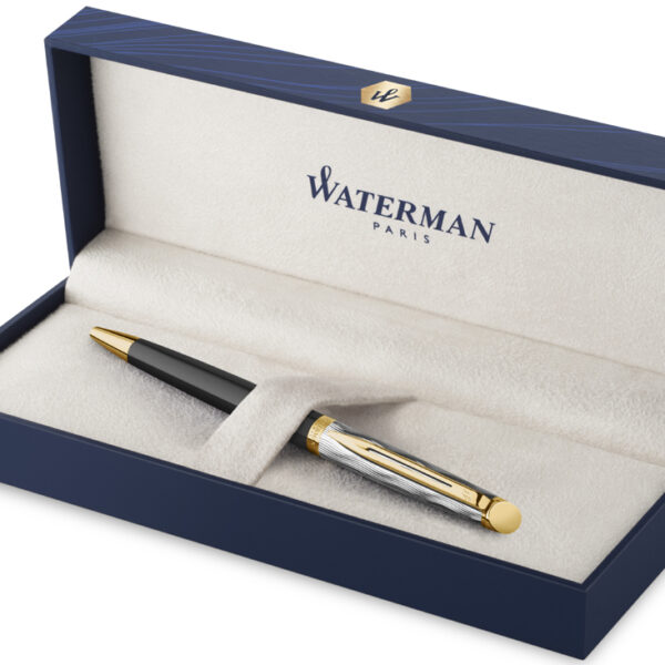 WATERMAN draaibalpen Hémisphère Reflections of Paris, zwart G.T.