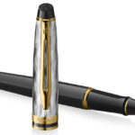WATERMAN rollerball Expert Reflections of Paris, zwart G.T.