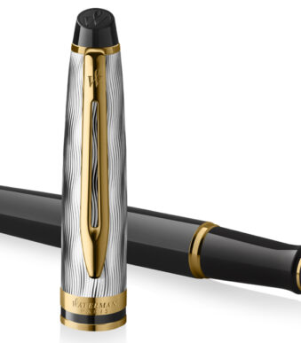 WATERMAN rollerball Expert Reflections of Paris, zwart G.T.