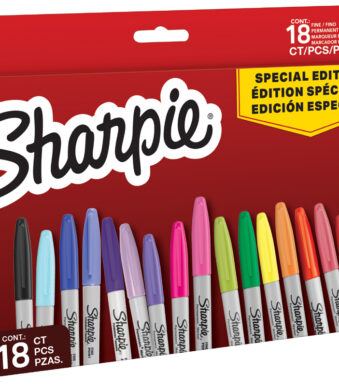 Sharpie permanent-marker FINE, 18 stuks BIG PACK 'Red'