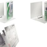 LEITZ presentatie-ringband, A4 extra breed, wit, rug 44 mm, 2-D-rings mechaniek