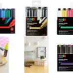 POSCA Pigmentmarker / Verfstiften / Acrylmarker PC-8K, 4 in etui